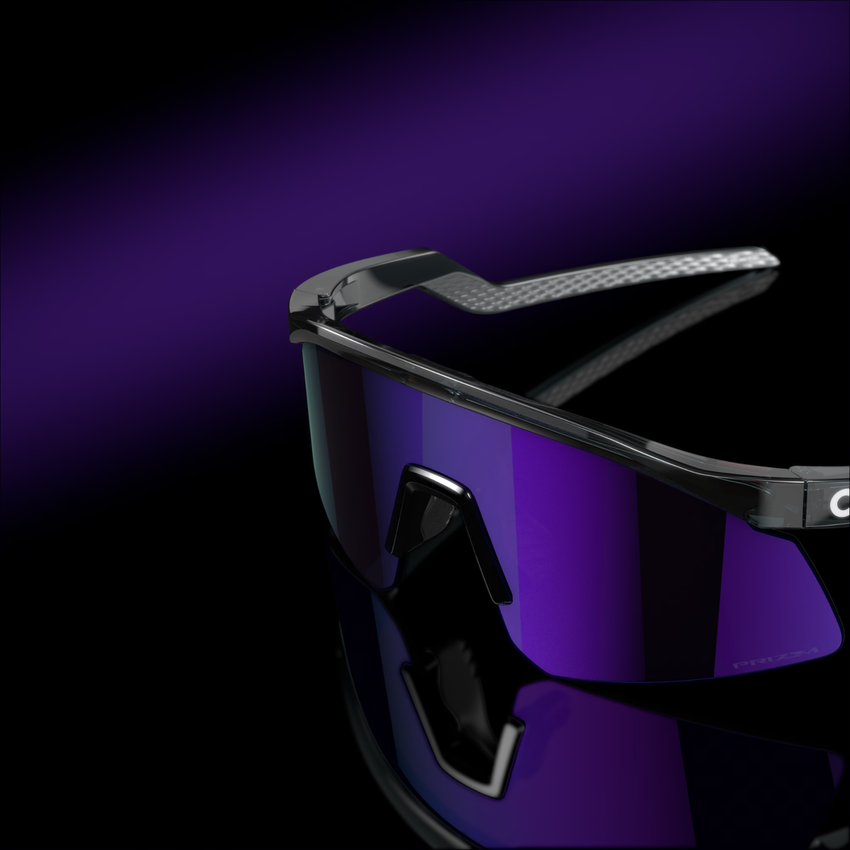 OAKLEY HYDRA CRYSTAL BLACK WITH PRIZM VIOLET PURPLE SUNGLASSES