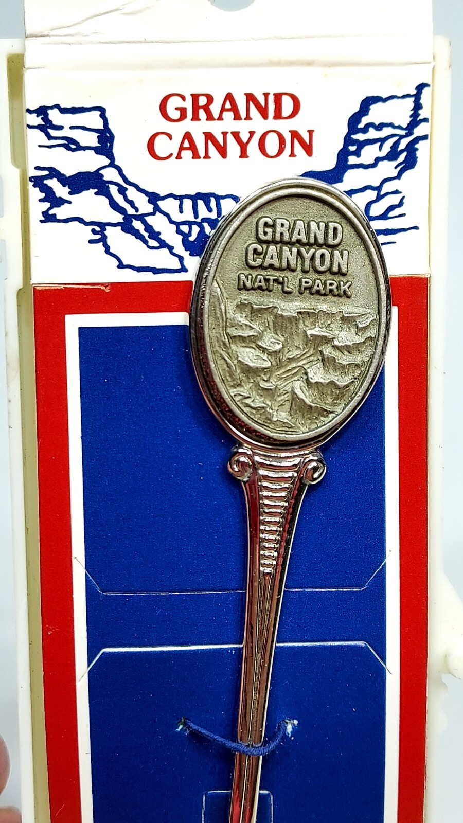 Vintage Souvenir Cameo TeaSpoon Collectible Grand Canyon National Park