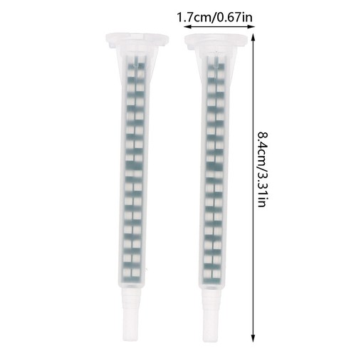 10/20Pcs Epoxy Resin Mixing Nozzle Static Mixer Adhesive Mixing Tube Syringe - Zdjęcie 3 z 11