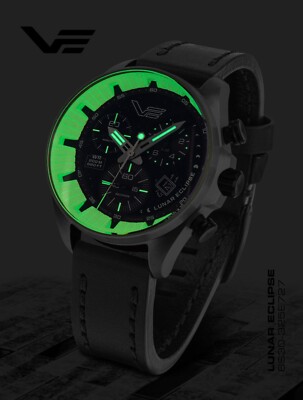 Vostok Europe 'Lunar Eclipse' Limited Edition Chronograph 6S30- 325E727