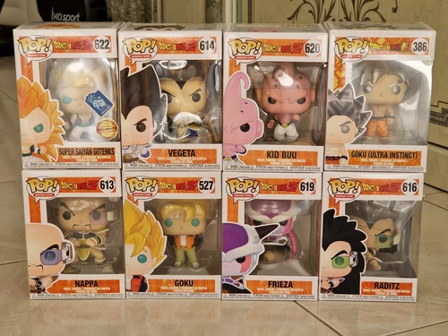 8 Pop Dragon Ball Z Kid Buu Goku Vegeta Nappa Raditz Gotenks 622 614 620 386 613