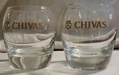Chivas Regal Scotch Whiskey Rocks Glass   Set of (2)
