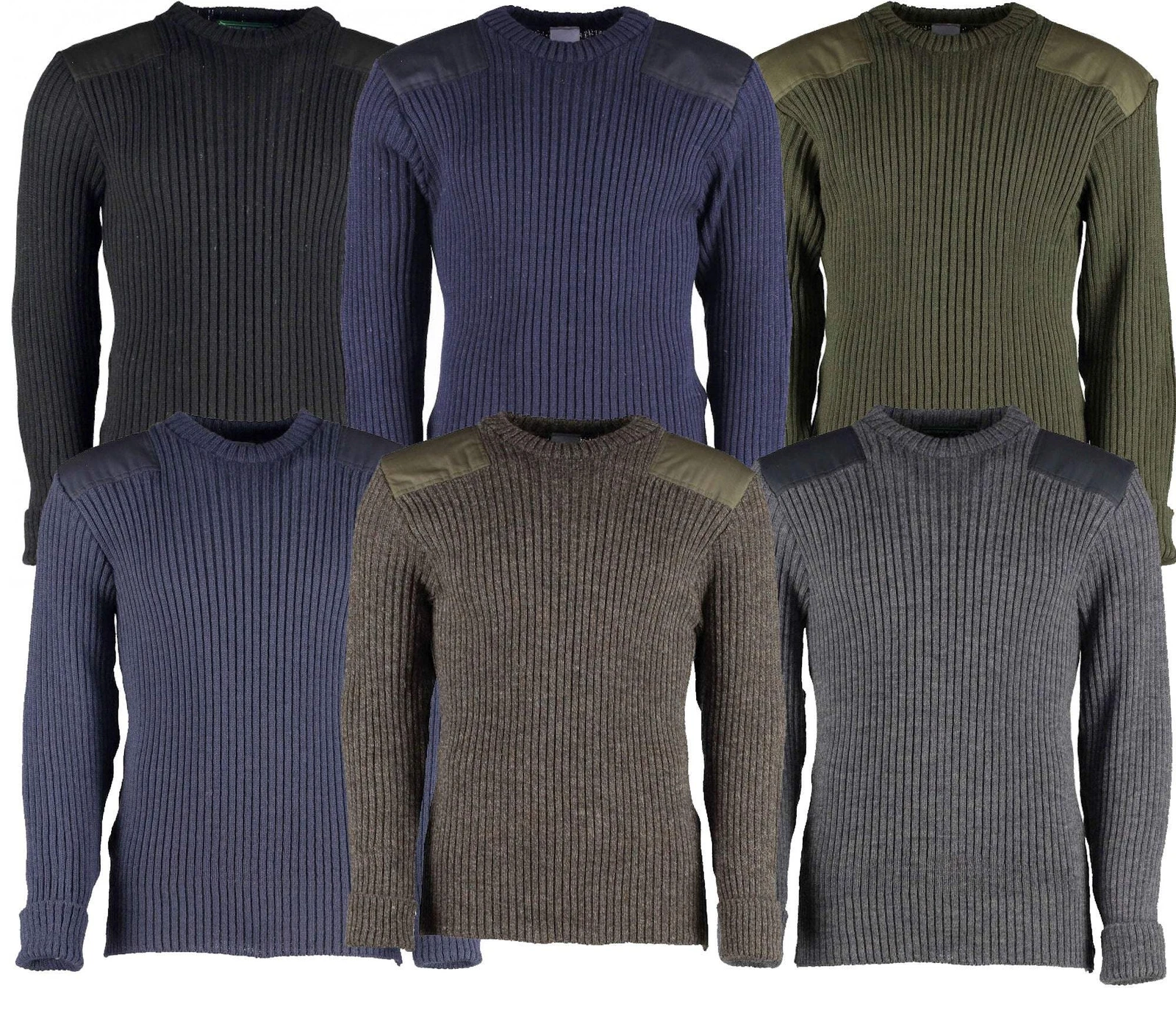 British Commando Sweater Woolly Pully CREW Neck - Various Colors
Opens in a new window or tab