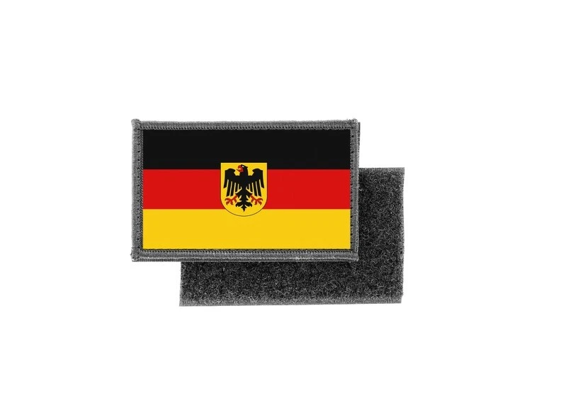 Toppa Applique Bandiera Kazakistan 5x8 Cm Con Bordo Ricamato Nero