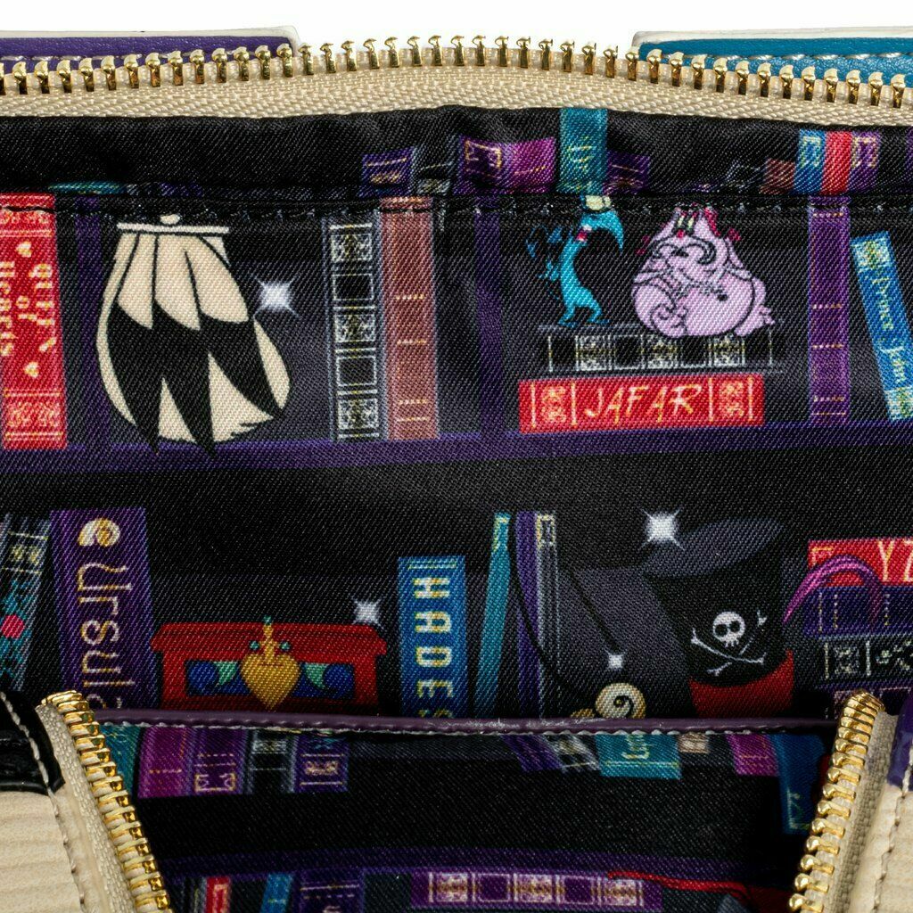 Loungefly x Disney Stitch Shops Villains Books Crossbody Bag  display picture 3