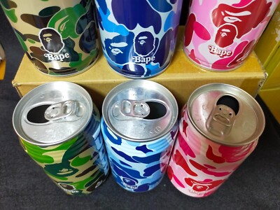 New A Bathing Ape x Pepsi Unopend Can Bottle complete set of 6