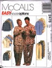Mccall's Robe Pattern 8530 Vintage McCalls SEWING Pattern Misses Mens Loose Fitting Sleepwear ...