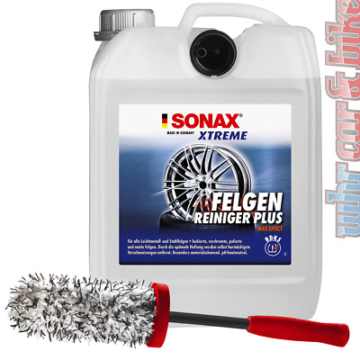 Sonax Xtreme Felgenreiniger PLUS säurefrei 5L + Sonax Mikrofaser Felgenbürste