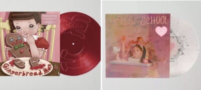 Melanie Martinez Gingerbread After School EP Clear Silver Splatter VINYL LP New
