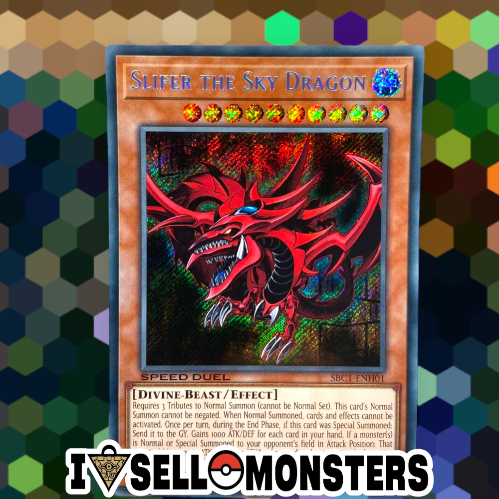 Slifer the Sky Dragon SBC1-ENH01 Divine Beast God Yugioh TCG NM