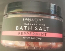 Evolution Salt Co. Himalayan Pink Peppermint Bath Salt 6 oz / 170g