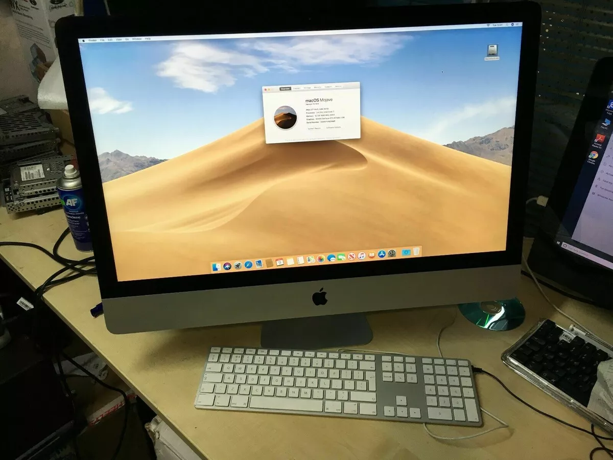 Apple iMac 27 inch 3.2GHz Quad Core i5 32GB RAM 1TB HD NVIDIA 755M 1GB 2013