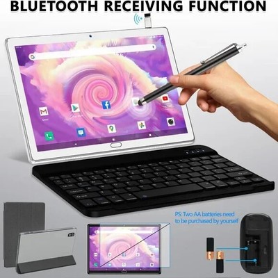 Android 13 10.1'' 2 In 1 - 4G frequency band calling function, 2.4GHz WiFi