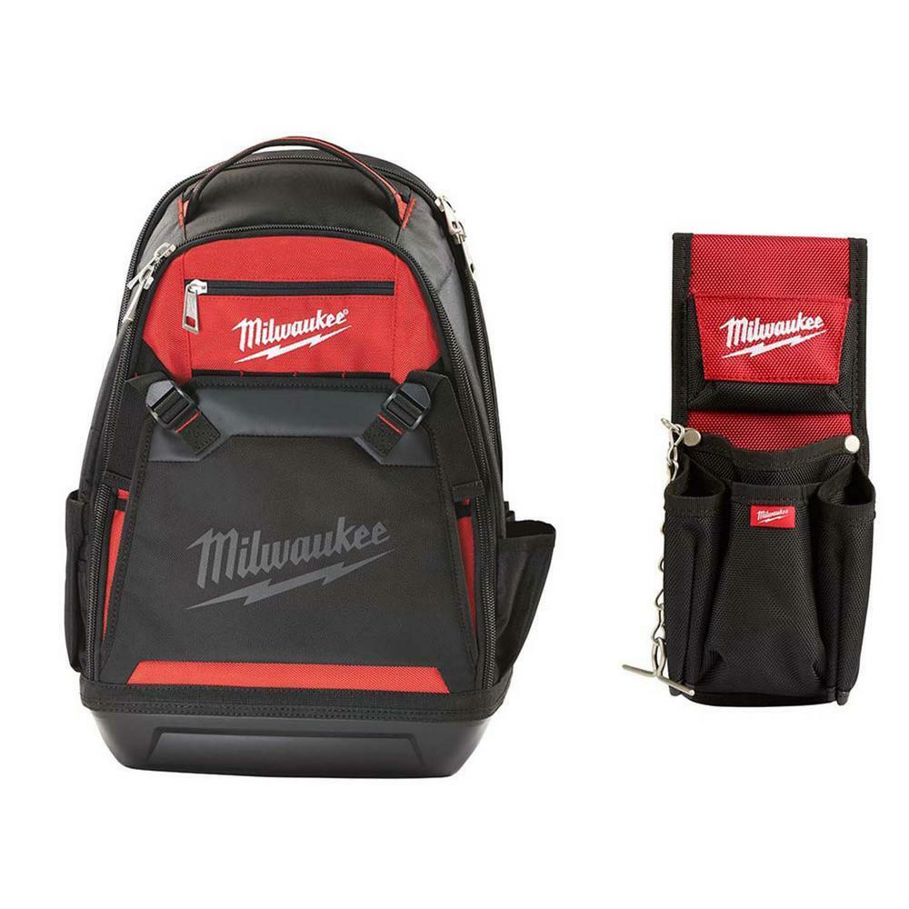 Milwaukee Jobsite Backpack 10 in Padded Handle 7-Pocket Compact Utility Pouch GORĄCO, okazja