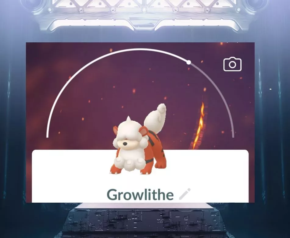 I got this little guy in the fort raid I did for Hisuian growlith if you  can tell it a it's tiny pokemon : r/pokemongo