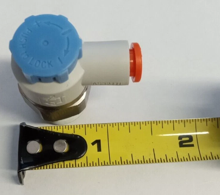 SMC AS3211F-N03-07SA 1/4"x3/8"NPT push-to-connect speed controller **5-pack** - Image 3 of 4