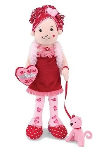 LIMITED EDITION GROOVY GIRLS VALENTINES DAY 2006 VIVICA PLUSH DOLL & DOG NWT HTF - Picture 1 of 10
