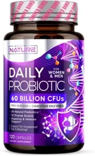 Built by Nature Probiotic - 60 Billion CFU with 10 Strains, Plus 8 Diverse...