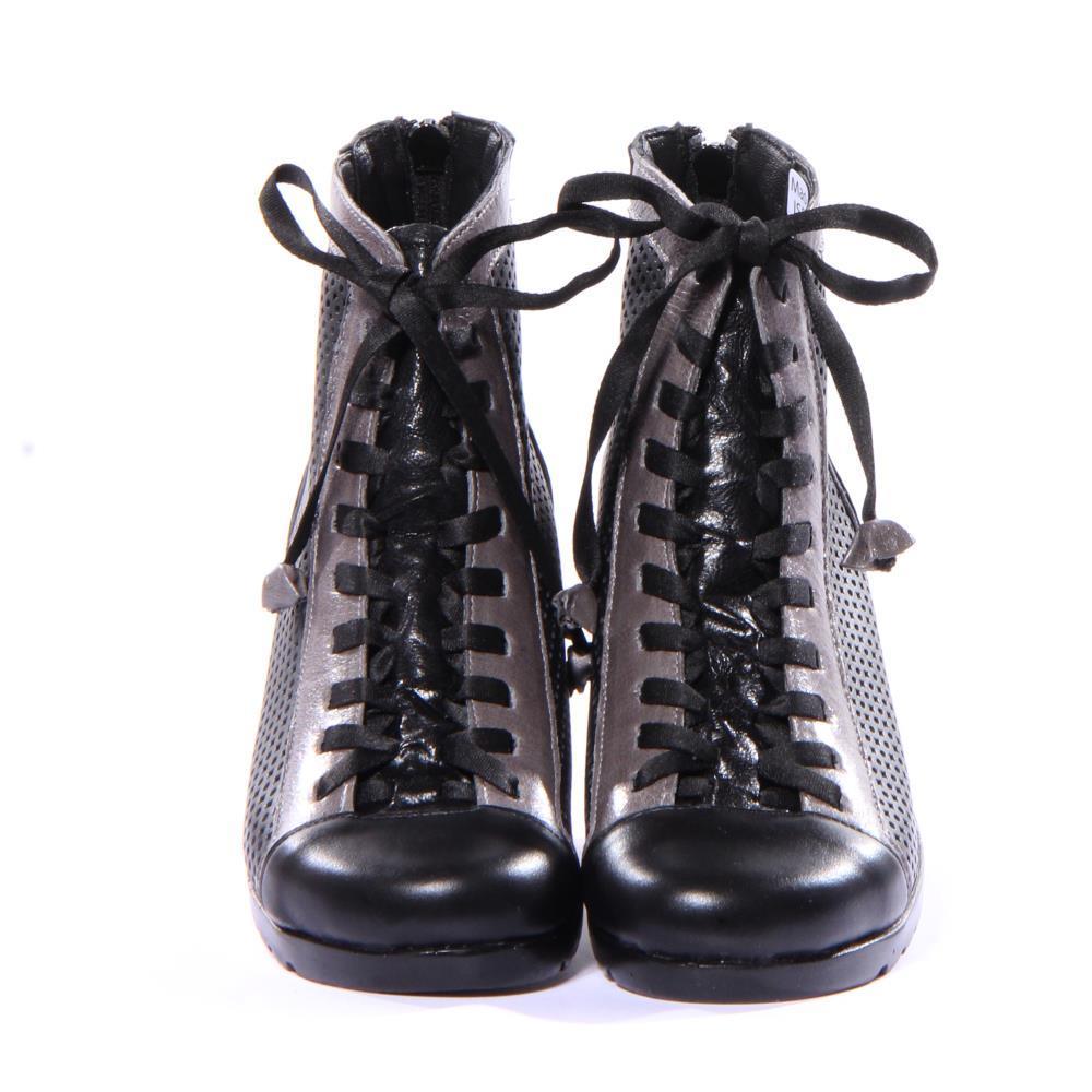 Ma belle scarpe in pelle pelle in perforata Nero Donna 692d00 Ma belle scarpe in pelle pelle in perforata Nero Donna 692d00