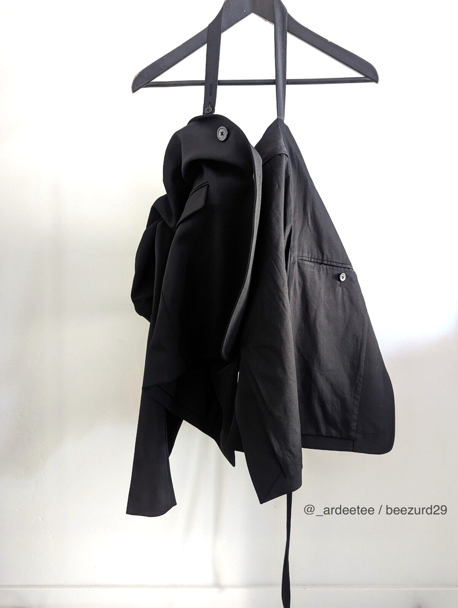 ANN DEMEULEMEESTER ALEXANDER JACKET BLAZER $2270 (BLACK XXS,M,L