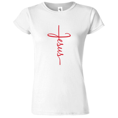 T-shirt Gesù Croce Donna Fede Cristiano Religiosa Bibbia Cristo Chiesa Maglietta Nuova - Foto 16 di 36