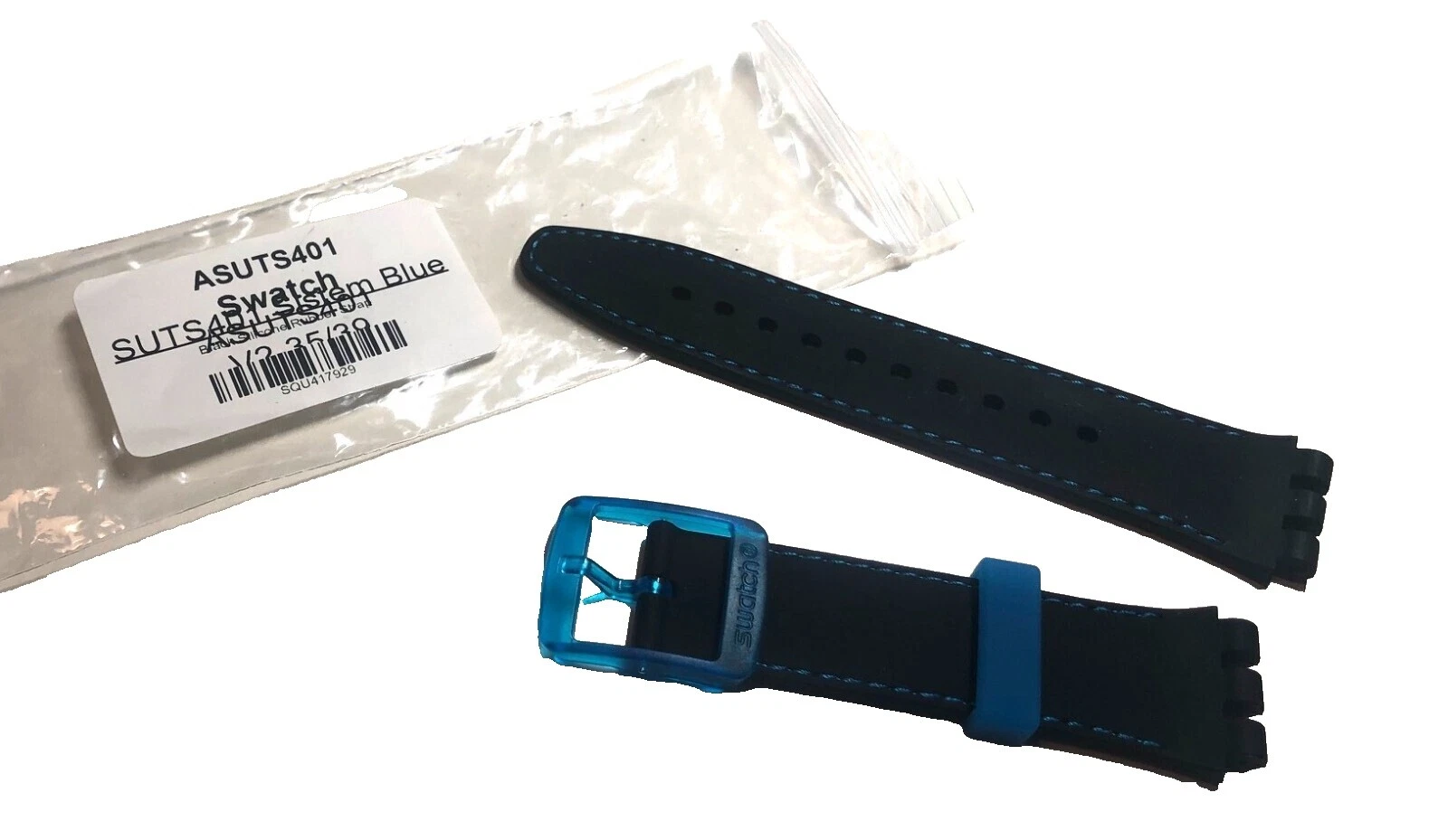 Reloj Pulsera Negro de silicona Swatch Bandas