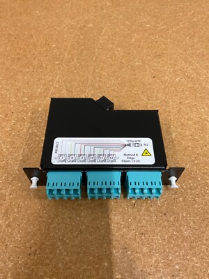 Leviton MTP Method B Edge Fiber Optic Modules FM-E024CAC0BE No Dust Covers