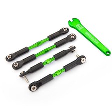 Traxxas 3741G Aluminum Turnbuckles Set Green : Rustler / Stampede