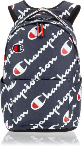 Champion Advocate Backpack Navy Blue Interior laptop compartment Adjust strap