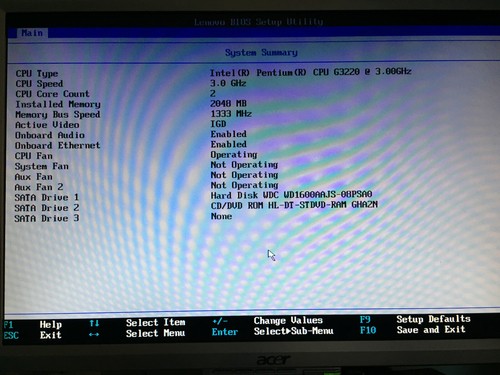 LENOVO ThinkCentre E73 Pentium G3220 3,0Ghz 160Gb /2Gb DDR3 computer - Imagen 12 de 15