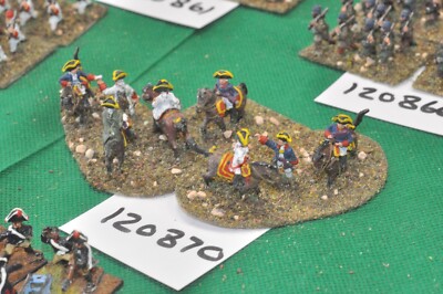 15mm 7YW / French - Generals & Escort 8 Figs - Command (120870)