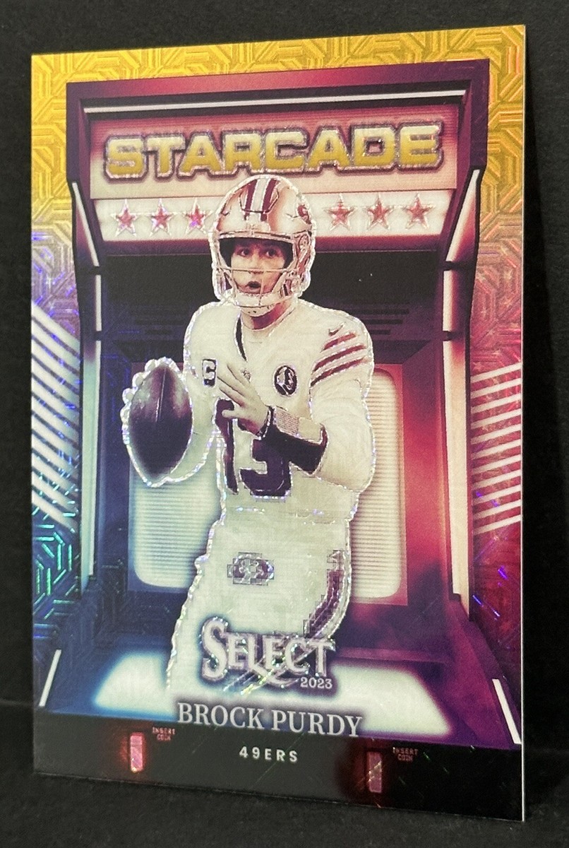 2023 Panini Select Football 49ers Brock Purdy Starcade Case Hit