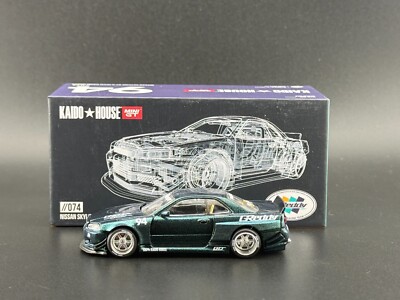 Kaido House x Mini GT Nissan Skyline GT-R R34 Kaido Works