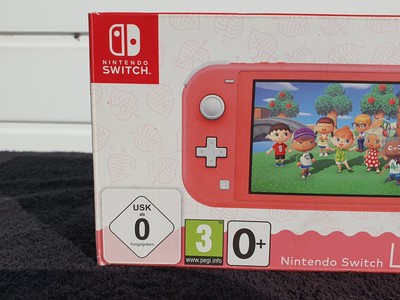 Nintendo Switch Lite HDH-001 Coral Pink Animal Crossing + 3 Months  