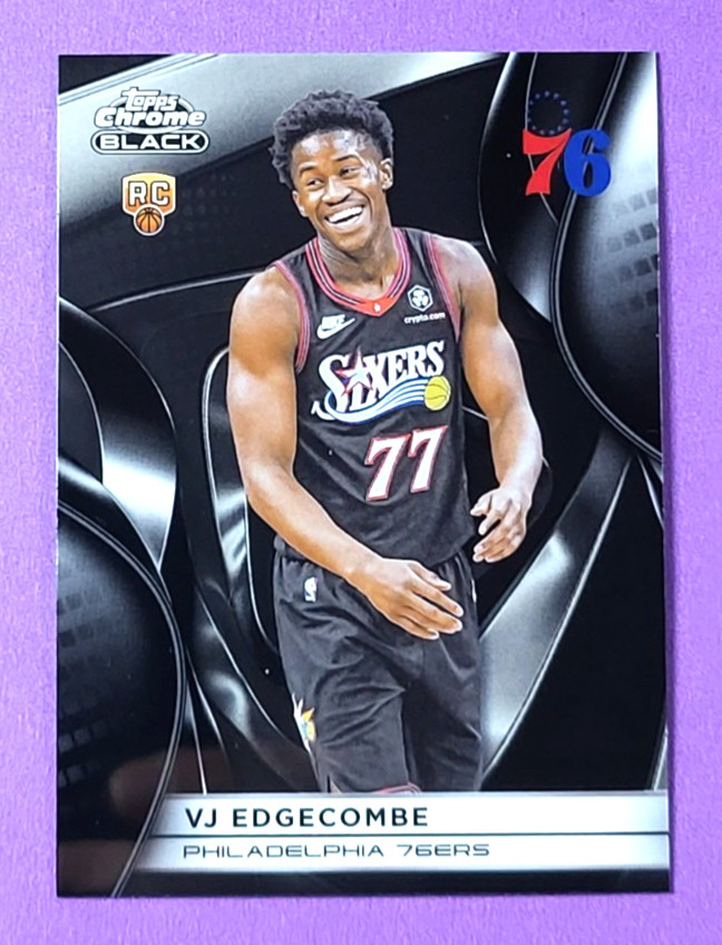 2025-26 Topps Chrome Black | ROOKIE CARD RC #45 | VJ EDGECOMBE