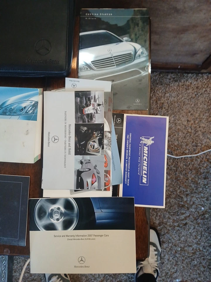 Mercedes S550 W221 2007 manual del operador guía de información + con juego de estuche OEM Foto 2 de 4