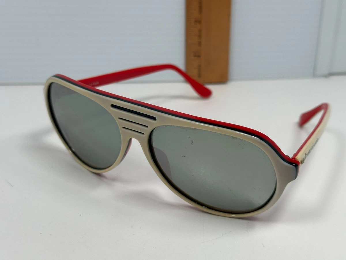 American Optical - Lunettes de soleil vintage oversize en métal doré