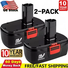 2Pack for Craftsman 19.2 Volt 11375 Battery C3 DieHard 130279005 11376 130279003