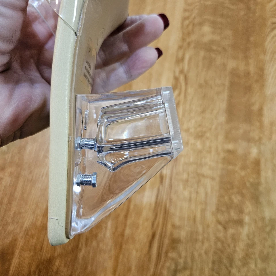 Clear Toe/heel Cream Sandals, Sz 7, Women's, New In Box - Image 3 of 4