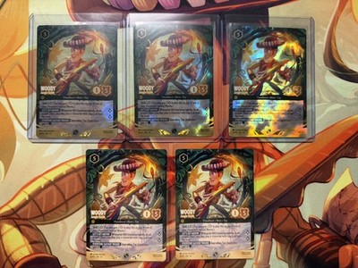 Disney Lorcana: Woody - Jungle Guide (Set Champ Promo Lot)  3x Foil 2x Non-Foil!