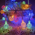 Fairy Lights USB 48 LED  6.8m Globe String Lights Remote Control Multi/ W White