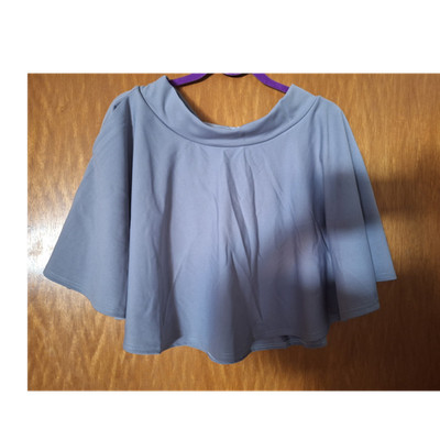 HOEREV Damen Rock Basic Grau  Ohne Muster Normalgröße XL F0103TD01