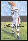 Otto Graham Signed 1989 GLAC/Goal Line Art Postcard Browns PSA/DNA 200339