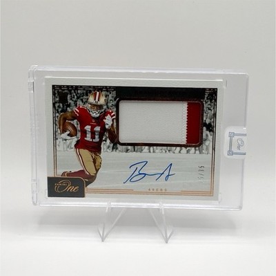 2020 Panini One Rookie Patch Autograph Brandon Aiyuk /35 Bronze 49ers #17