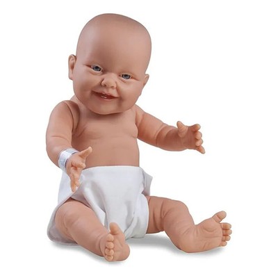 The Doll Factory Babypuppe 45 cm Mädchen Mila lachend