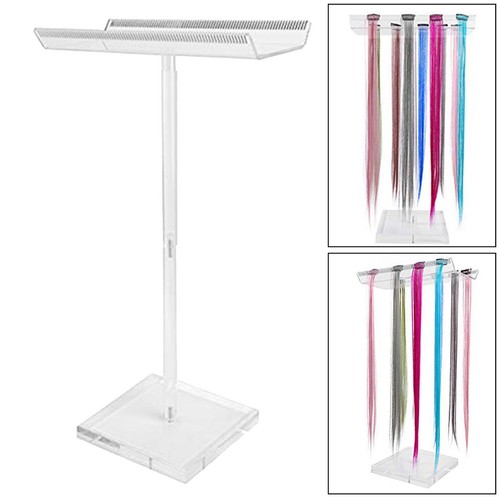 Hair Extension Holder for Styling Wig Display Holder Transparent Professional - Picture 4 of 7