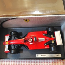 Hot Wheels 1/18 Ferrari F2001 F1 Model Michael Schumacher World Champion Car