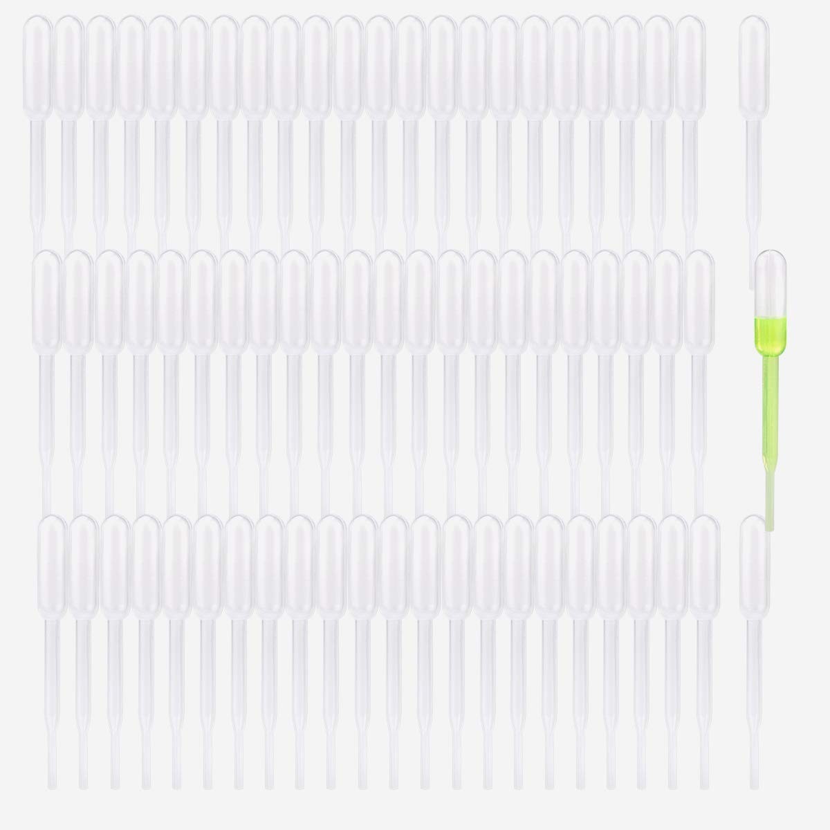 0.2ml Clear Mini Plastic Transfer Pipettes Disposable Liquid Droppers Set
