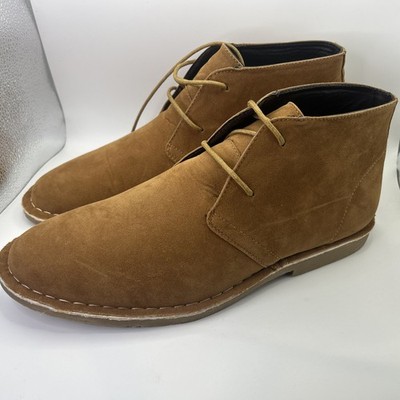ASOS Design Jack & Jones  Mens Desert Suede  Casual Boots Tan Size 12