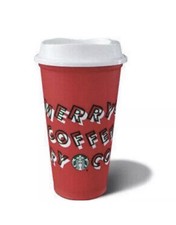 Starbucks 2019 Noël vacances joyeux café 16 oz réutilisable rouge chaud tasse et couvercle